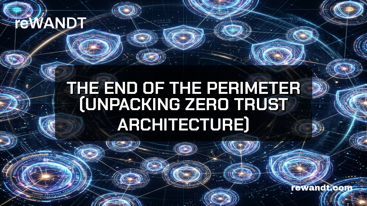 Quick Take: The End of the Perimeter (Unpacking Zero Trust Architecture)